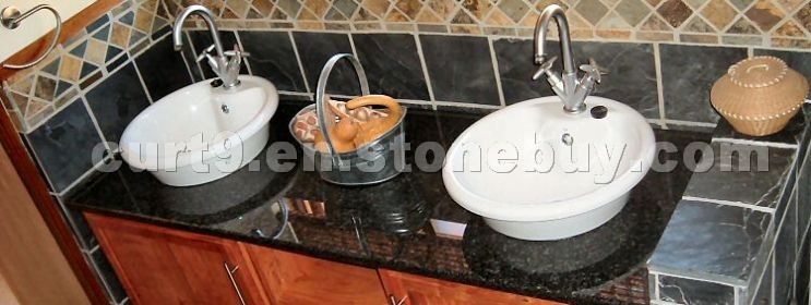 Black Granite Vanity Top