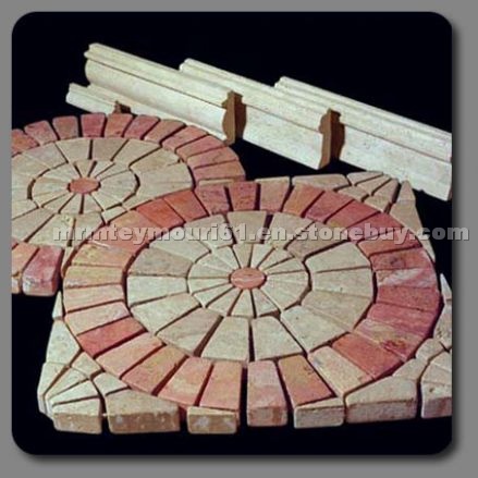 Travertine Medallion, Moldings