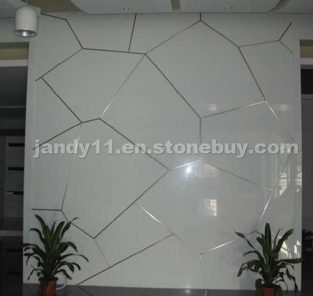 Great artificial white marble