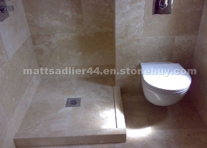 Honey Travertine Bath Tiles
