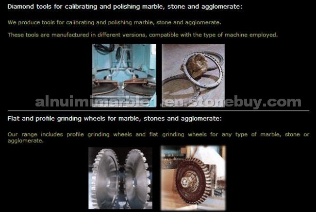 Diamond tools for stone