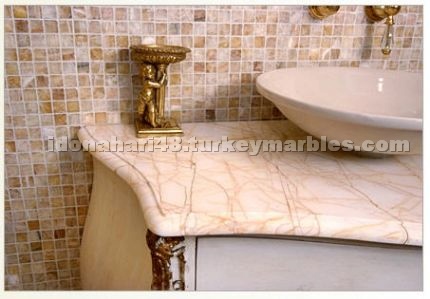 Marble Vanity Top, Mosaic Wall Tile