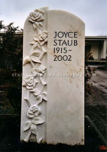 Carrara Marble Tombstone
