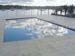 Navona Travertine Pool Coping