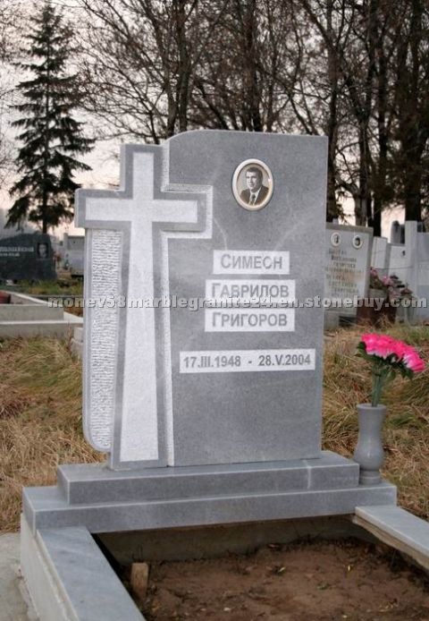 Semi White Marble Monument