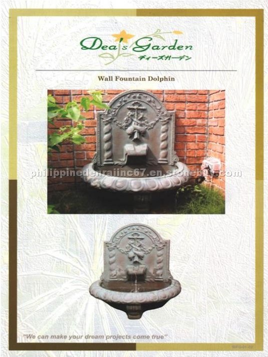 Wall Fountain - Dolphin