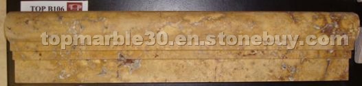 Yellow Tumbled Travertine Border