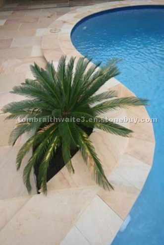 Sandstone Tiles Pool Coping