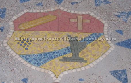 Marble palladien, mosaic