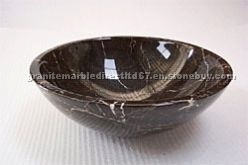 Nero Marquina vanity bowls