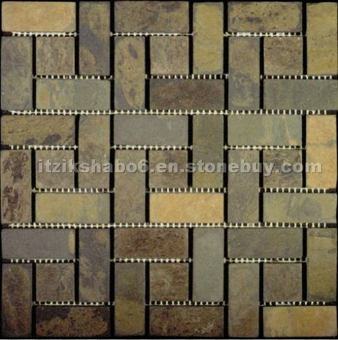 Autumn Gold S Pattern Mosaic