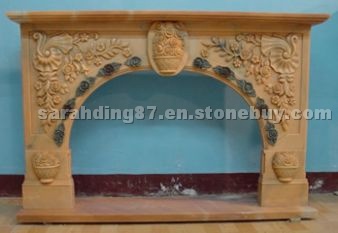 Carving Fireplace