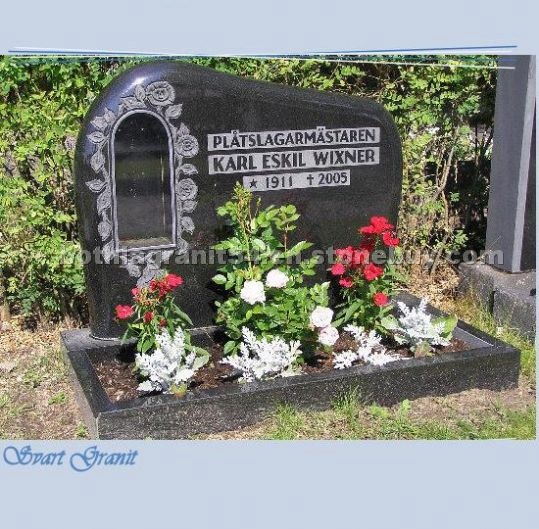 Gravestone-Black granite