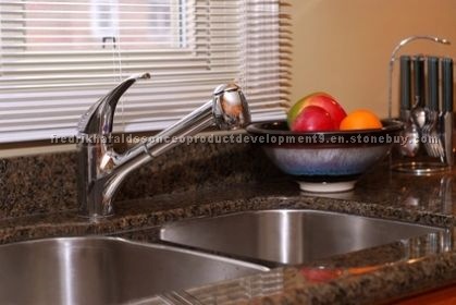 Baltic Brown granite countertop