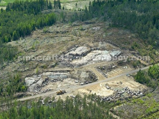 Karelia Red Quarry, Blocks