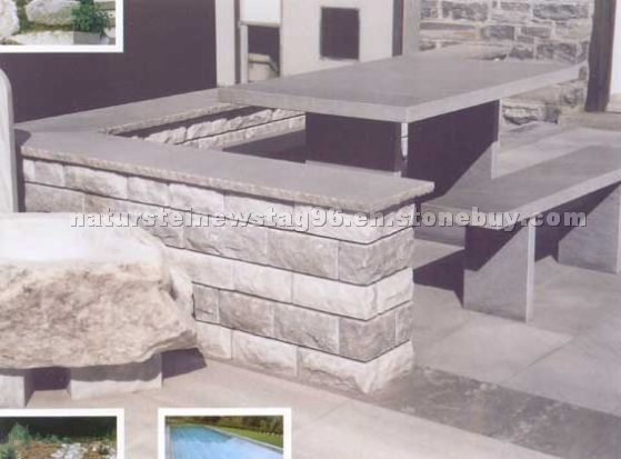 Garden Bench and Table