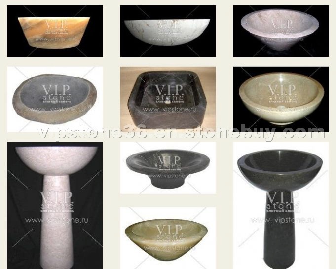 Onyx, Marble, Travertine, Granite Sink, Basins