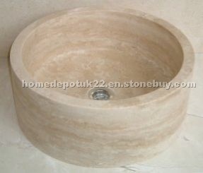Eterno-Light Travertine Bowl