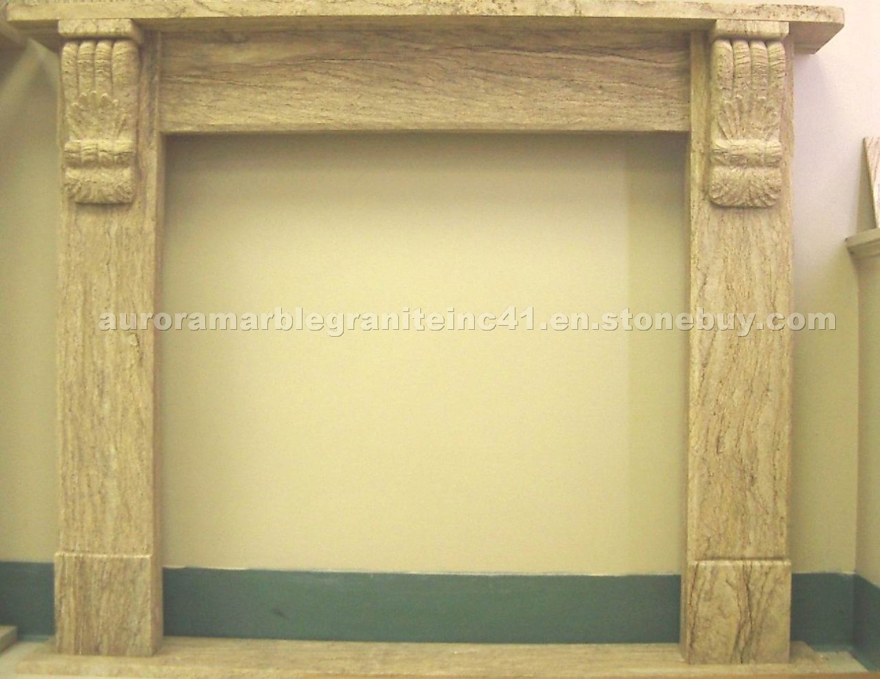 Sandstone Fireplace
