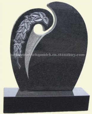 Black Granite tombstone