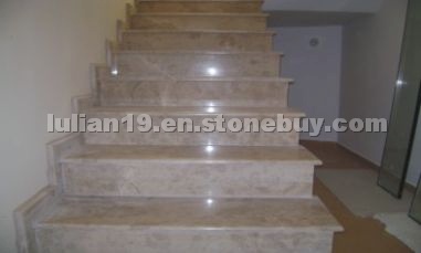 Beige Marble Stairs and Steps
