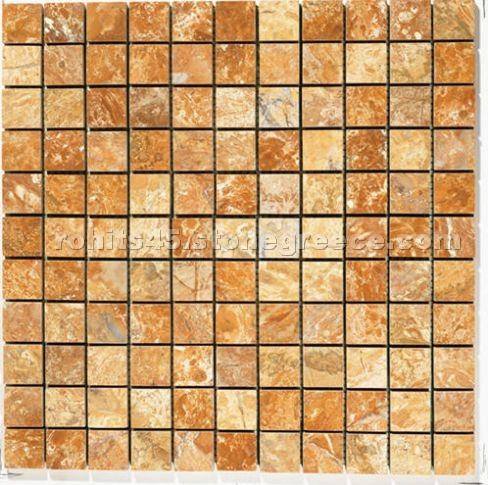 Gold Travertine Mosaic