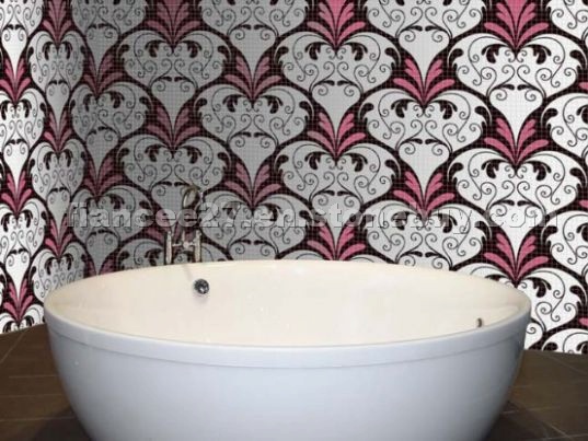bathroom glass mosaic tile