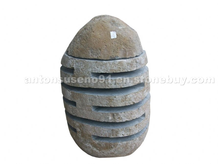 Garden lamp riverstone