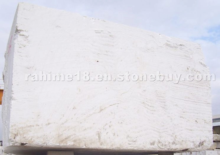 White Travertine Blocks