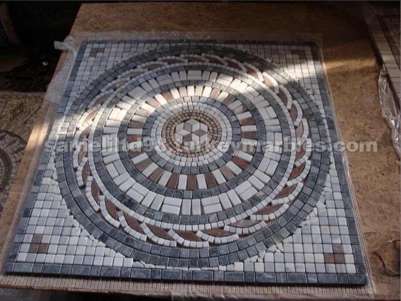 Travertine medallion