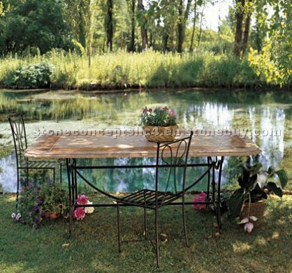 Tabletops- Marble, travertine, mosaic