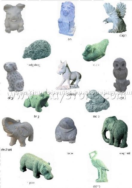 animal stone carving/sculpture