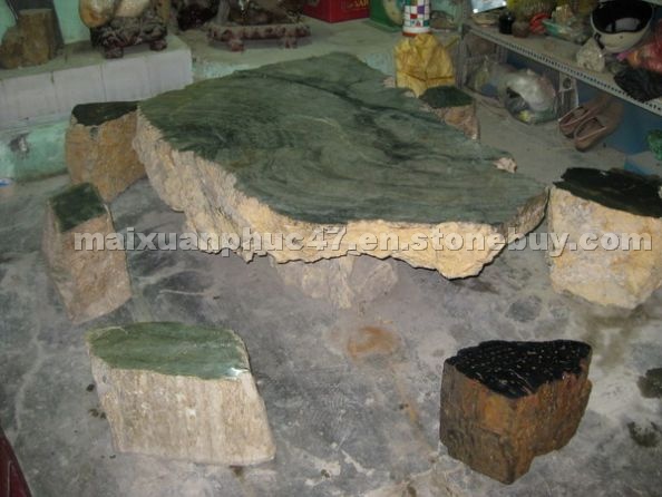 Tree Stone of Viet Nam Bench Table