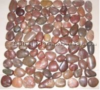 Pebble Stone red mosaic