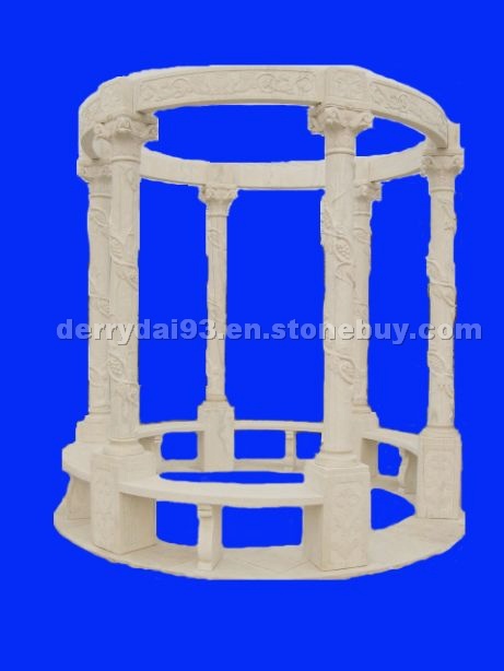 Gazebo, Bianco Carrara D Marble