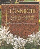 Taivassalon red granite tombstone