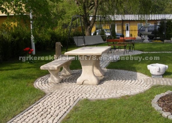 Granite benche, table