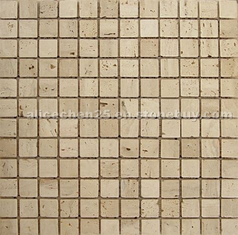 Travertine, Marble stone mosaic