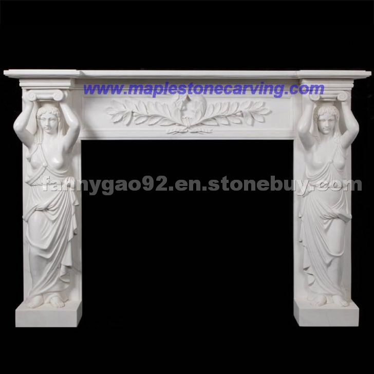 Marble fireplace