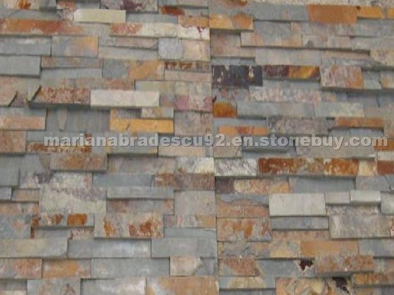 China Multicolor Slate Culture Stone