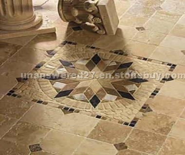 Travertine Medallion, flooring