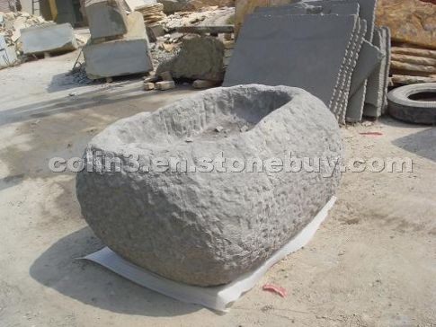 grey sandstone-wash basin