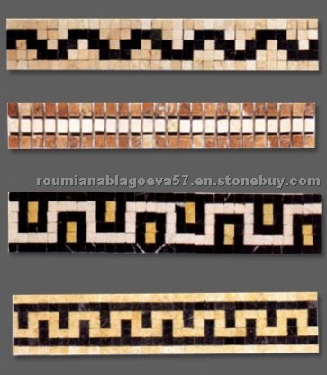 Decorative borders for mosaics