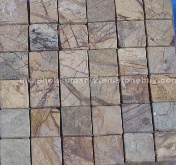 Bidasar Brown Marble Mosaic