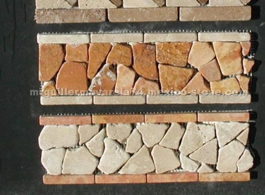 Travertine Mosaic Borders, Moldings