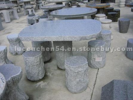 Garden Bench and Table