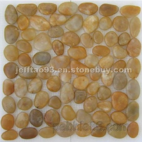 Yellow Pebble Stone Tile