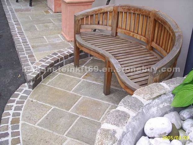Stone pavement