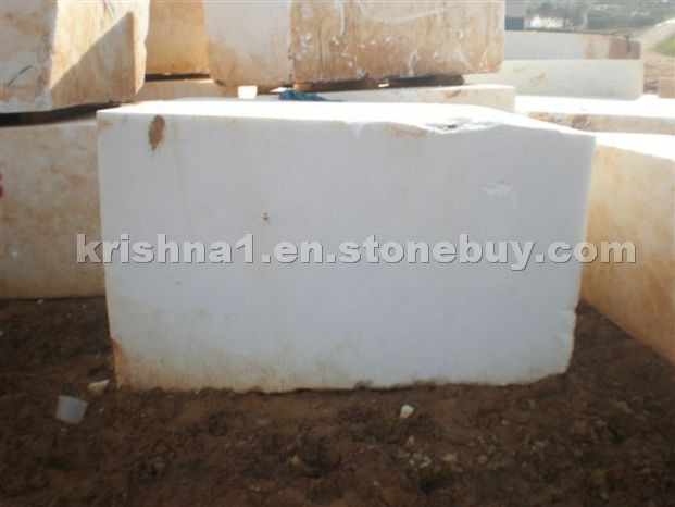 snow white marble blocks