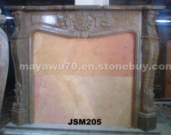 marble fireplace